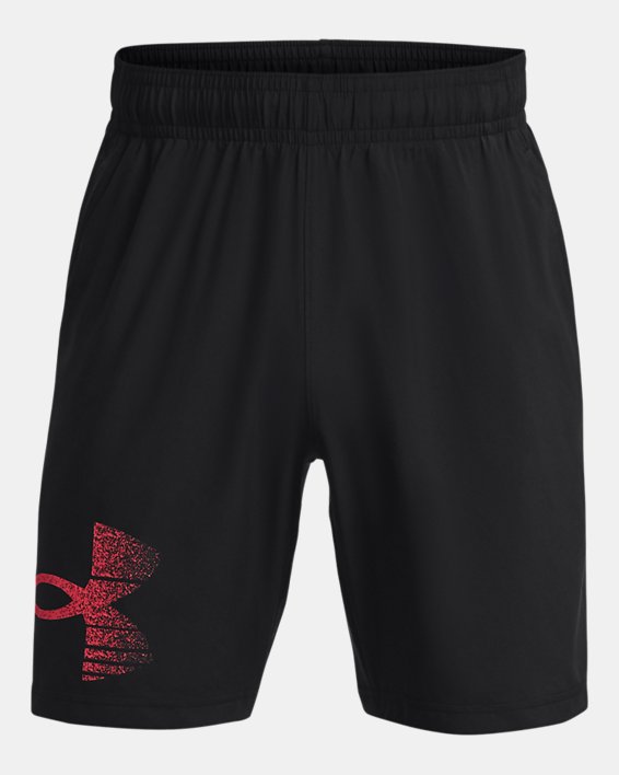 Men's UA Woven Graphic Shorts in Black image number 5